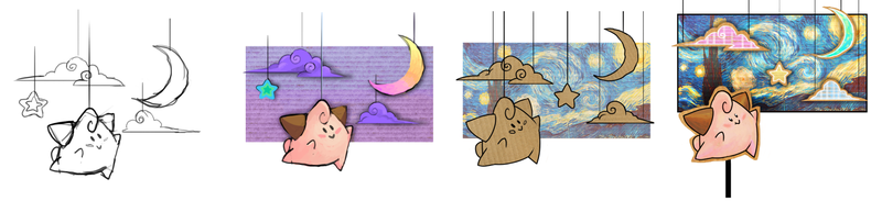 Illustration for article titled Cut n' Craft Cleffa! Pokemon One a Day!